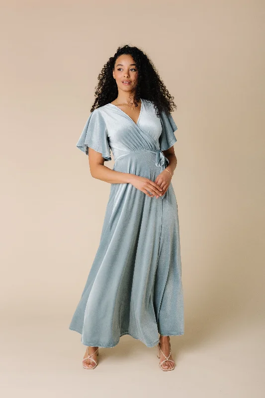 Naples Velvet Maxi Dress