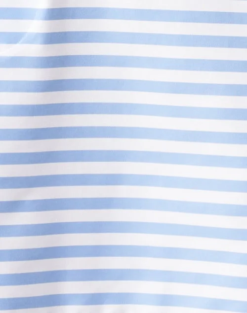 Aileen Blue and White Stripe Cotton Dress